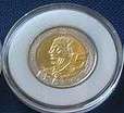 5 x Mandela Birthday R5.00 encapsulated coins -  Bid per coin !!